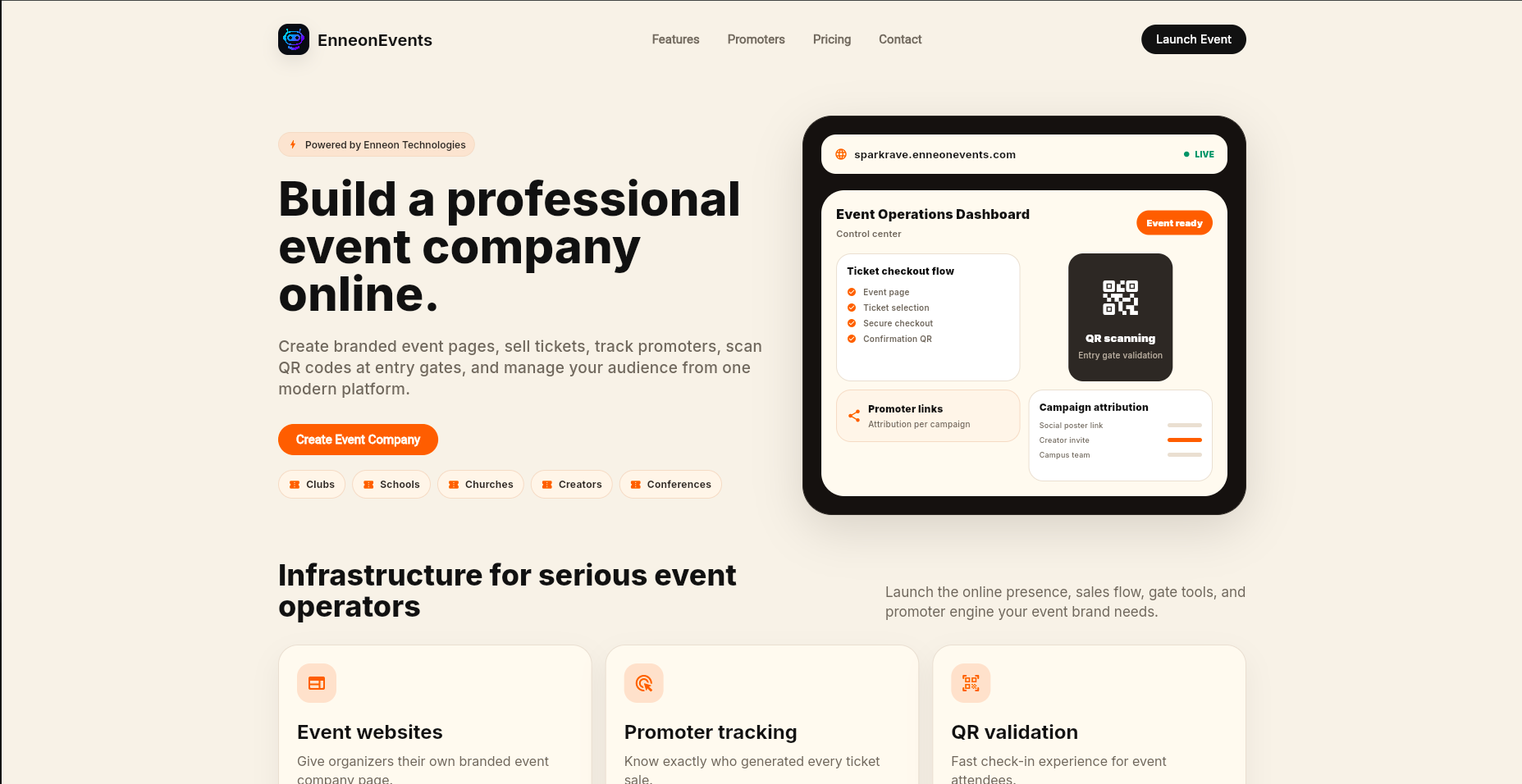 Enneon Events Event Ticketing Platform, Event Management Software, Online Ticketing System, Event Technology by Enneon Technologies